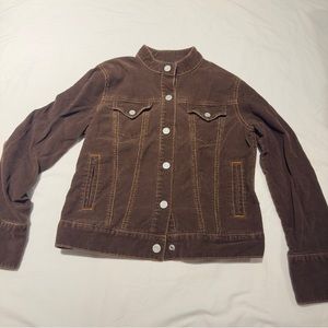 GAP Brown Corduroy Vintage Jacket Size Medium Brandy Melville Y2K 90s